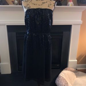 Sequin Strapless Dress